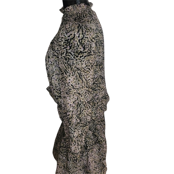 Garcia Chic Leopard Print Top and Skirt Set XS - Picture 6 of 8